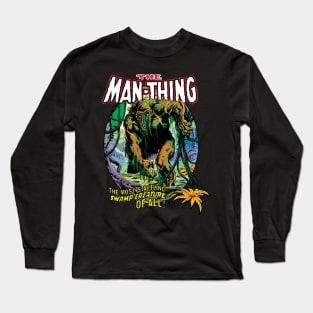 VINTAGE HORROR MAN-THING 1974 Long Sleeve T-Shirt